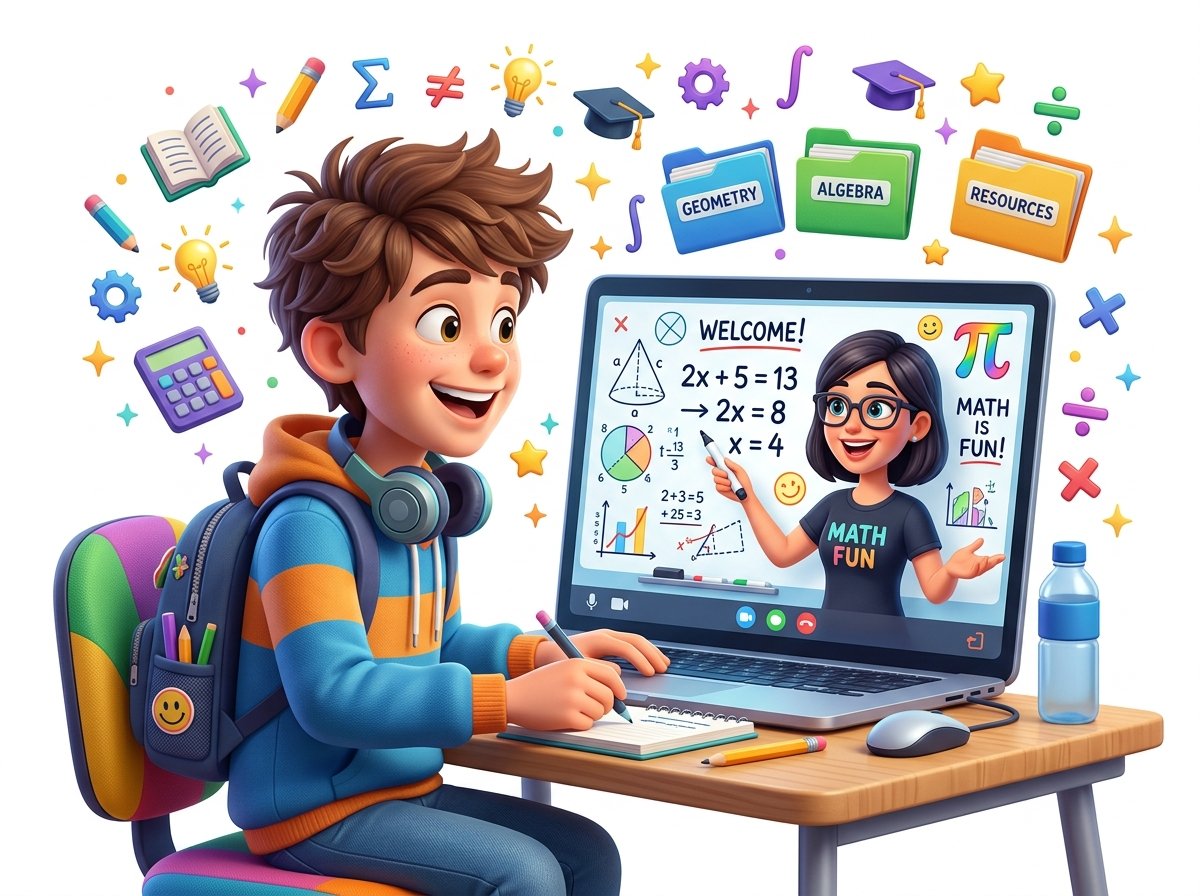 Online Class Concept with Tutor